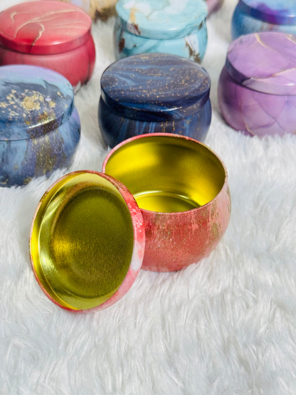 Marble Tin Box
