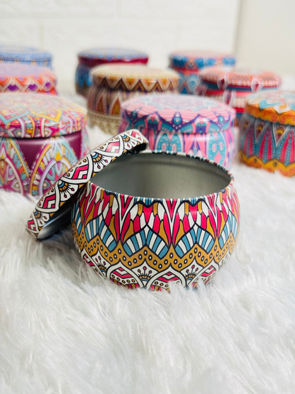 Mandala Tin Box