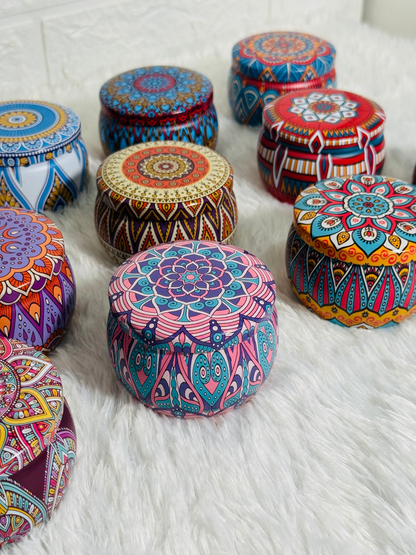 Mandala Tin Box