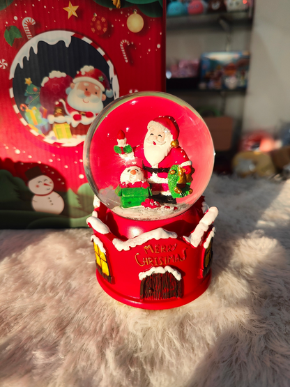 Christmas Santa Snow Globe