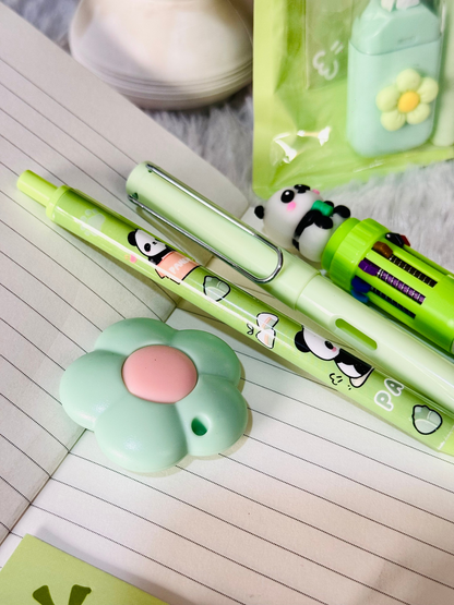 Premium Panda 6ps Stationery Set