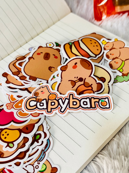 Premium Capybara 5ps Stationery Set