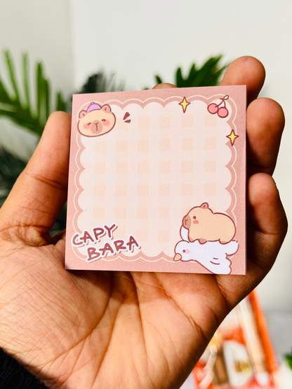 Premium Capybara 5ps Stationery Set