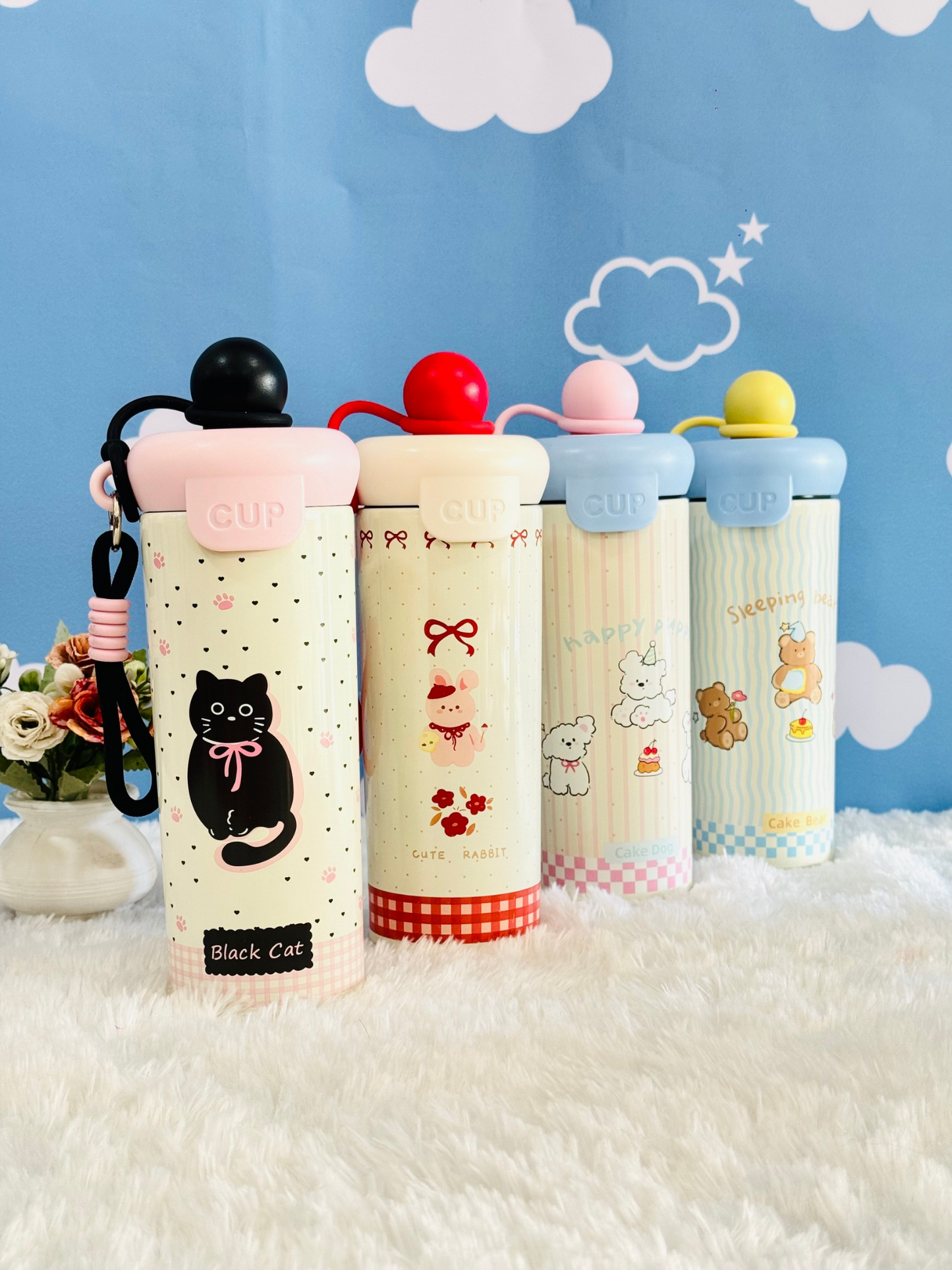 500ml Pinteresty Insulated Steel Sipper Bottle