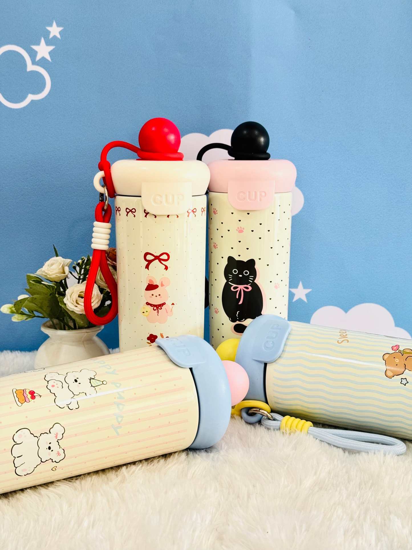 500ml Pinteresty Insulated Steel Sipper Bottle