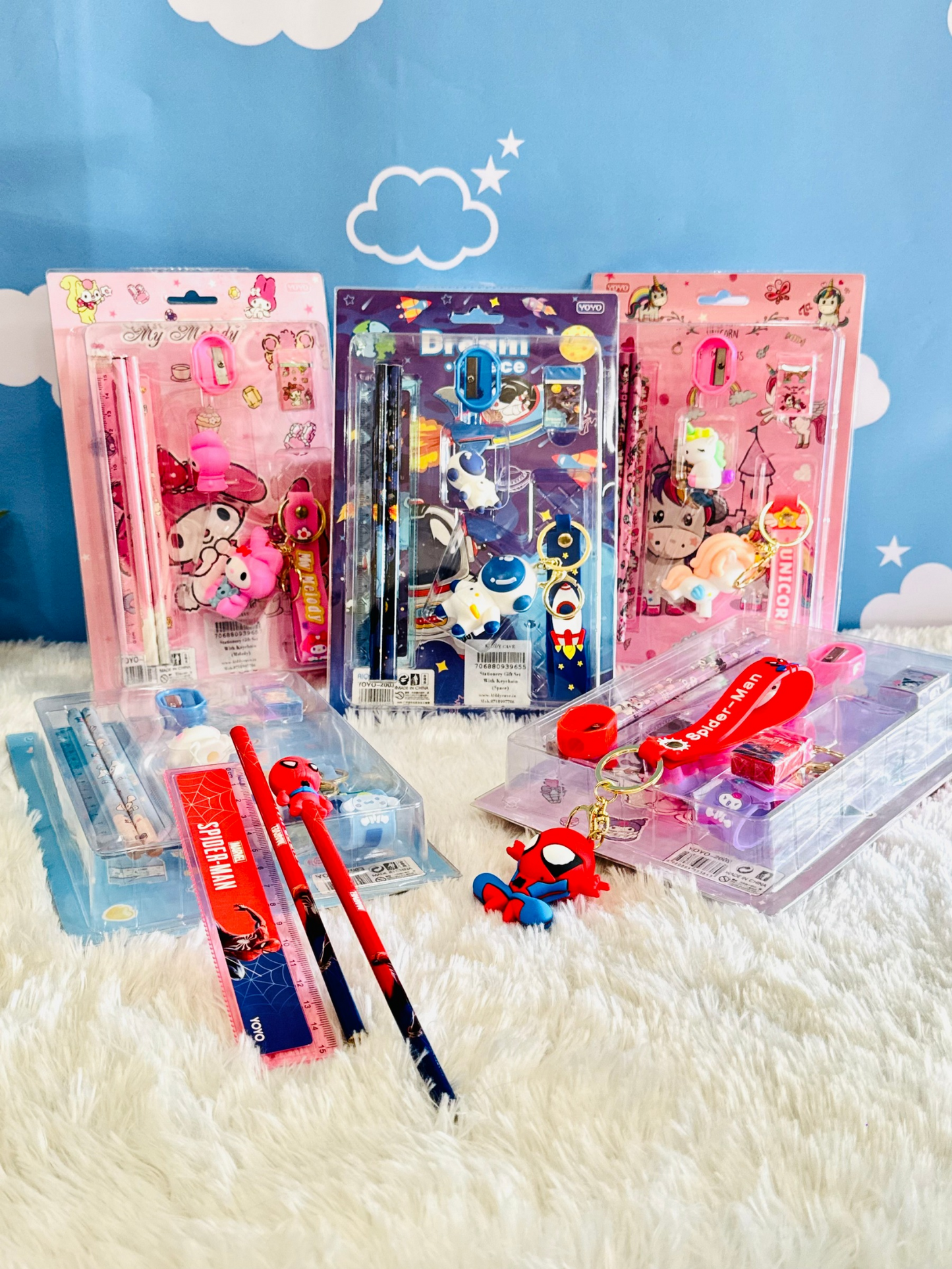 Stationery Gift Set With Keychain