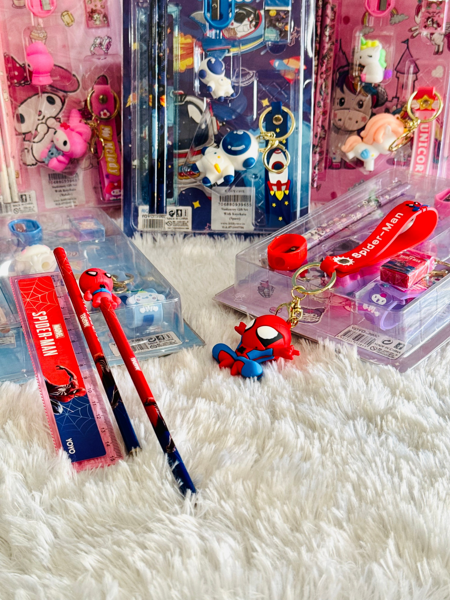 Stationery Gift Set With Keychain