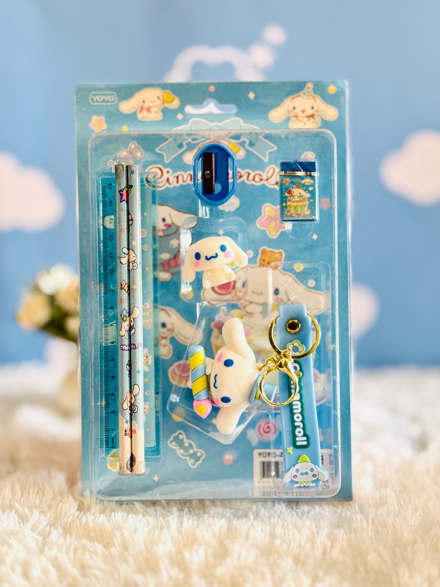 Stationery Gift Set With Keychain
