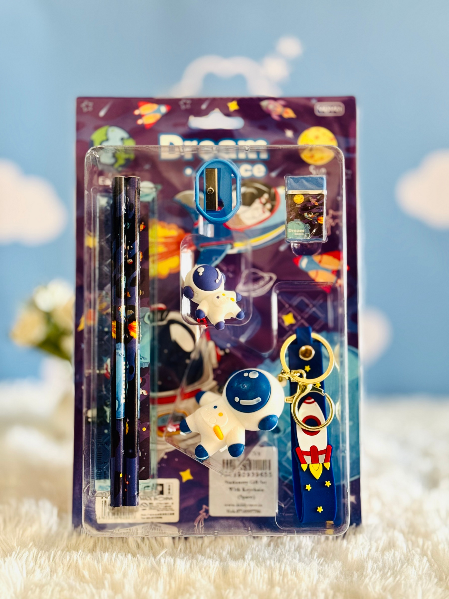 Stationery Gift Set With Keychain