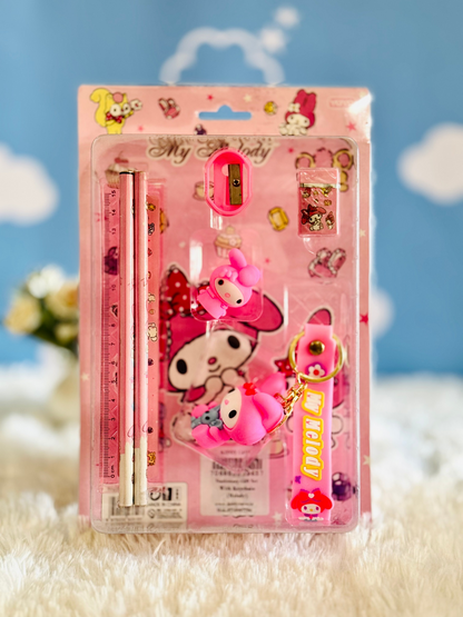 Stationery Gift Set With Keychain