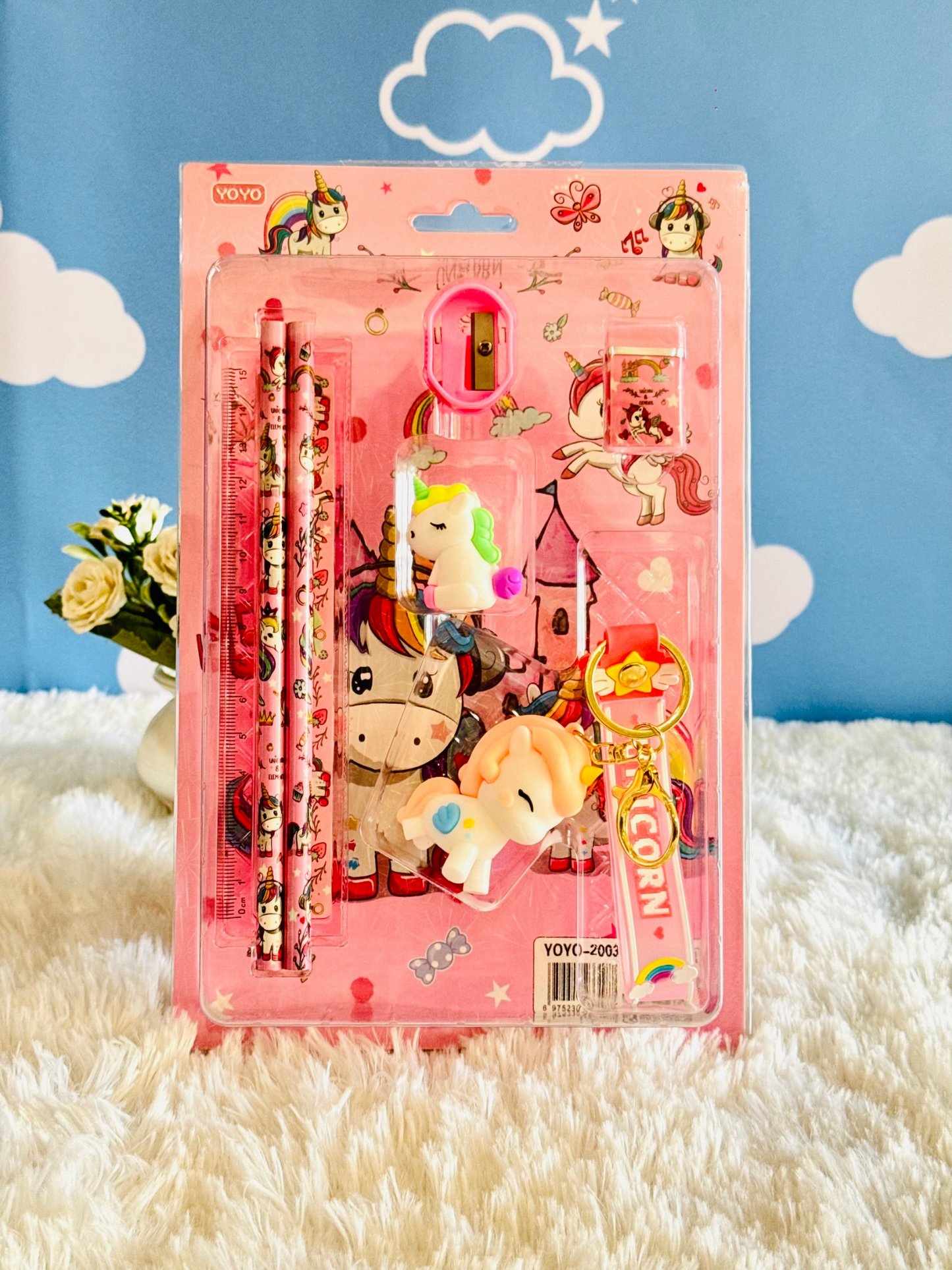 Stationery Gift Set With Keychain