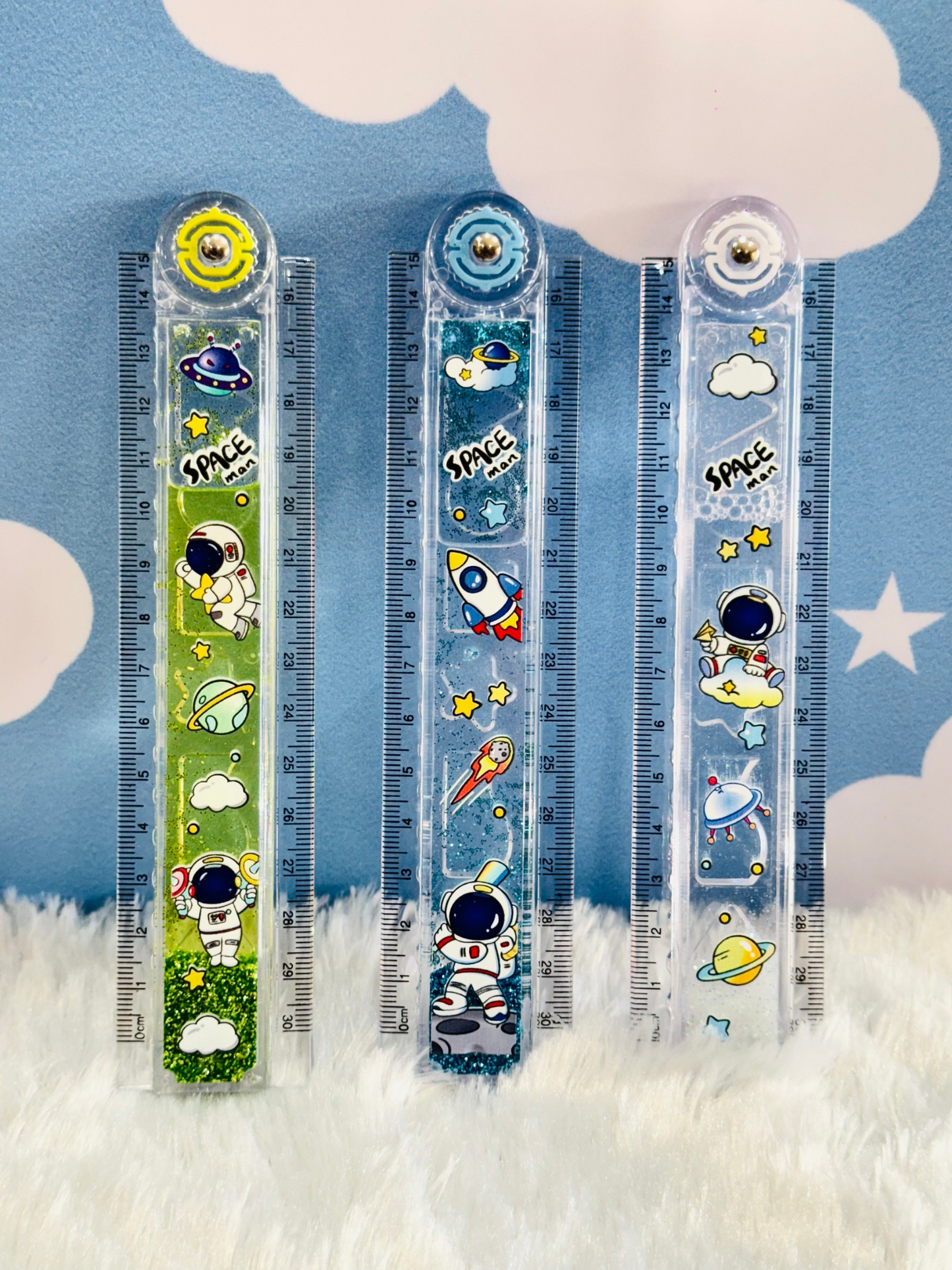 Folding Ruler With Shapes