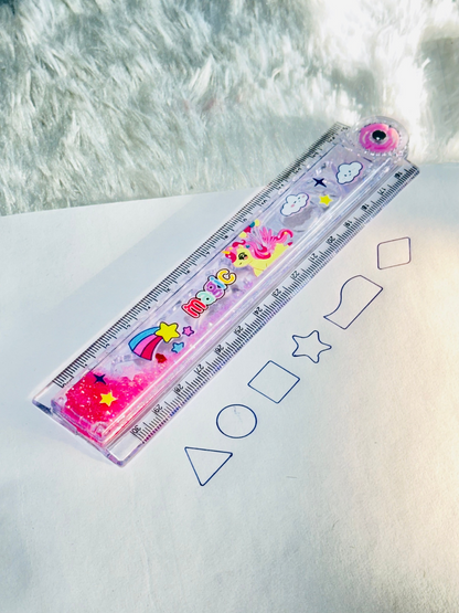 Folding Ruler With Shapes