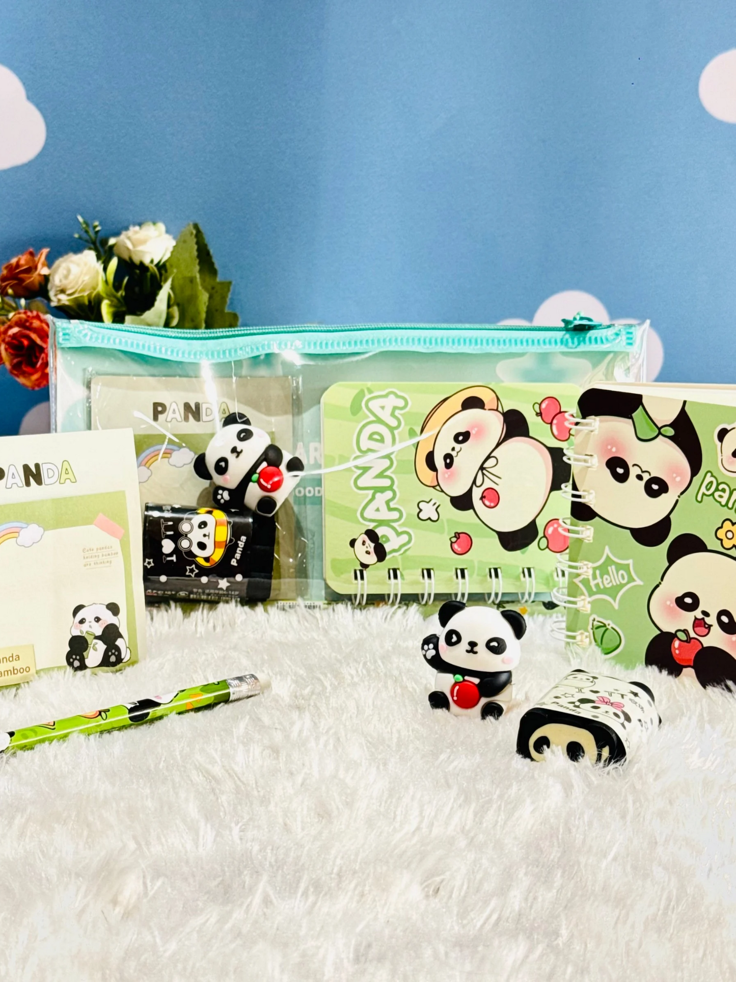 Panda Stationery Combo