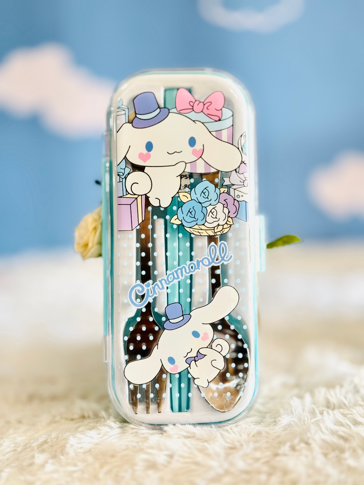 Sanrio Cutlery Set With Chopsticks