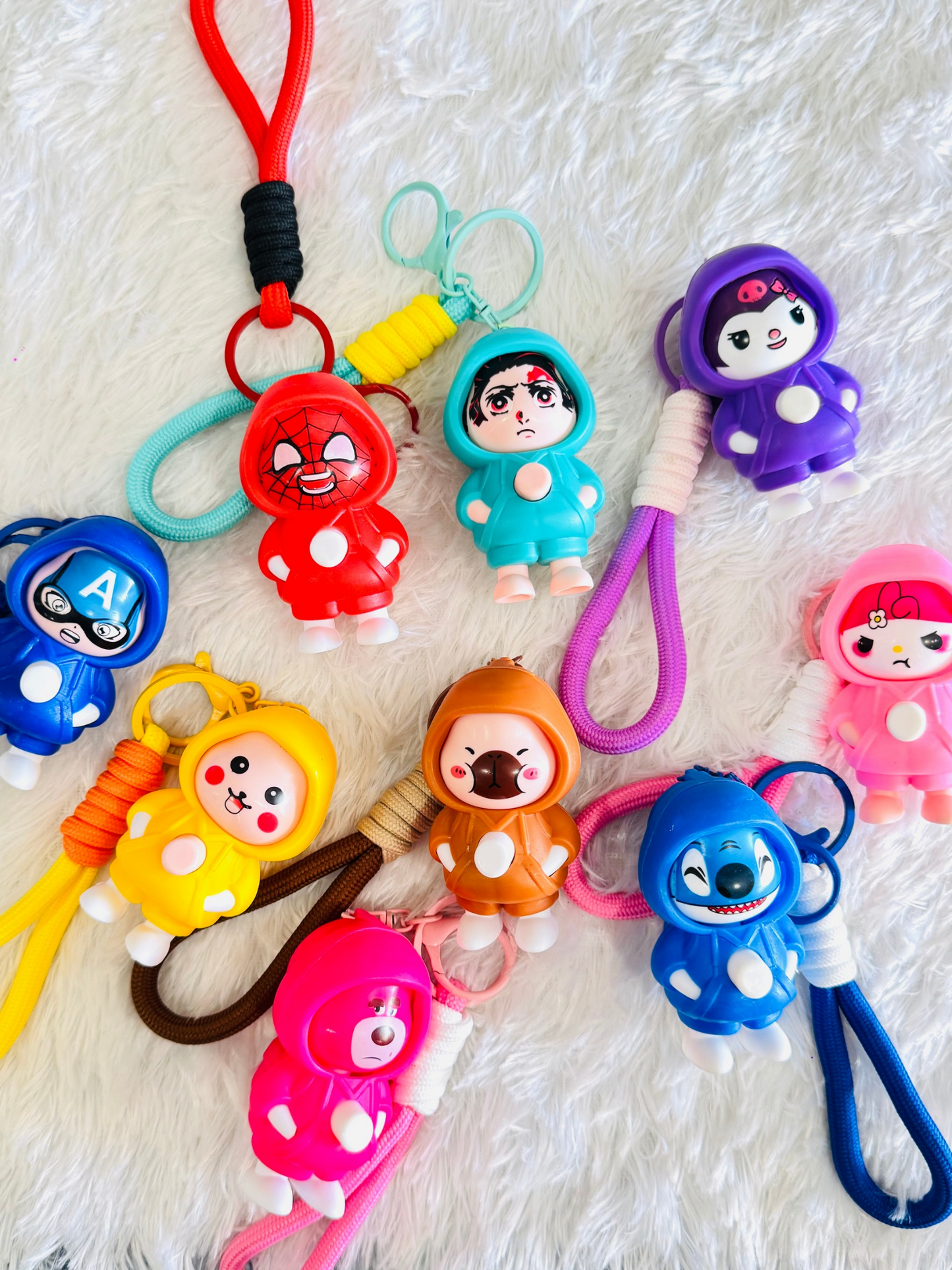 Premium face Changing Band Keychain