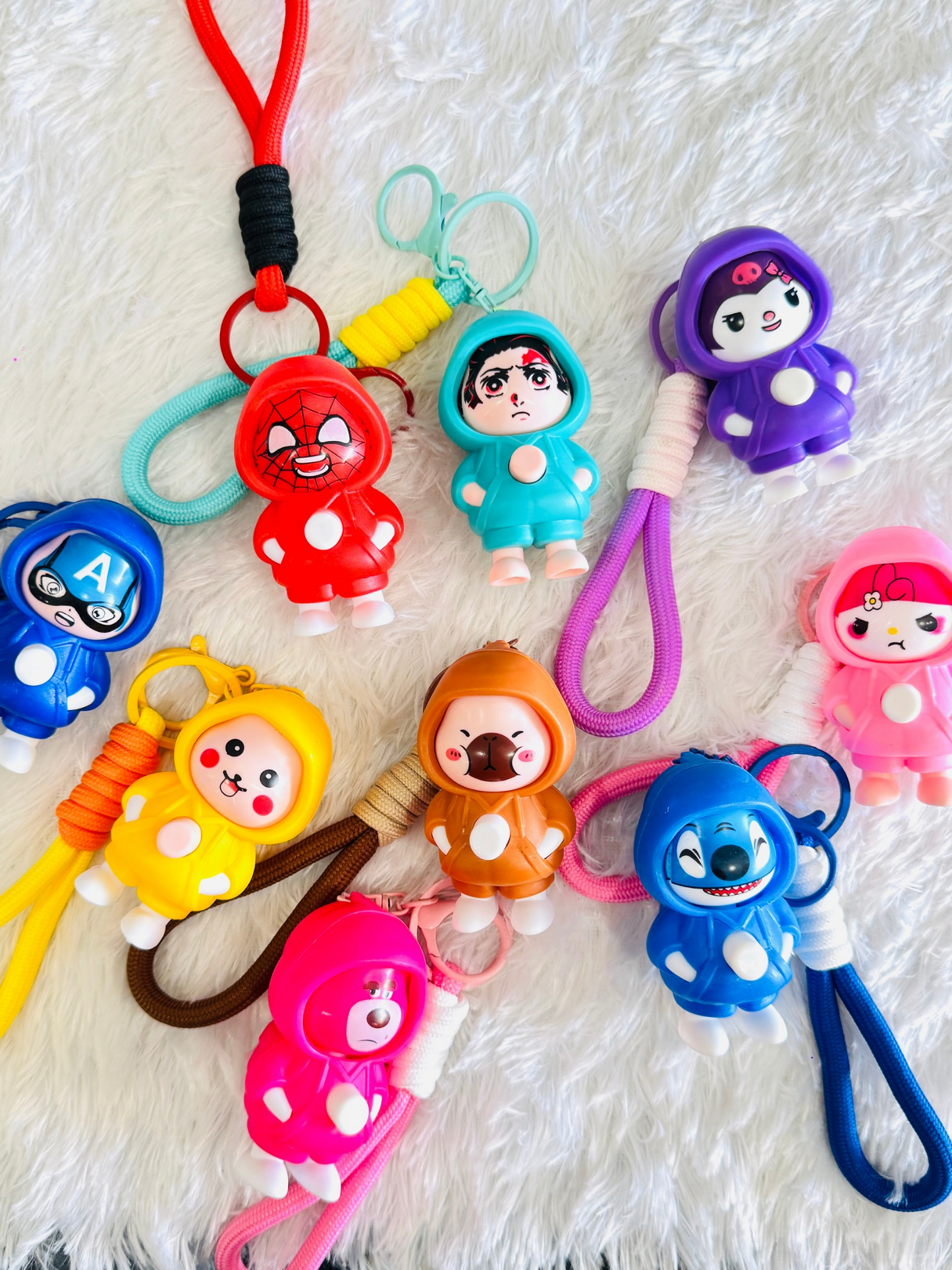 Premium face Changing Band Keychain