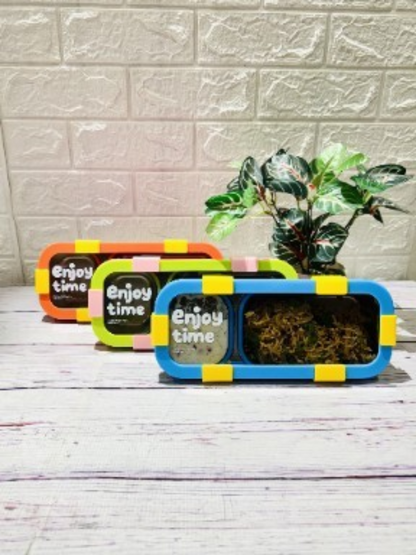 Enjoy Time Rectangular SS Leak Proof Lunch Box