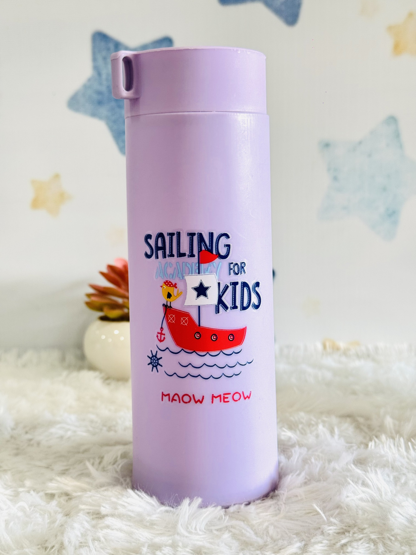 400ml Cartoonistic Glass Bottle