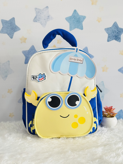 Crab Design Kids Backpack for Kids | Lightweight Waterproof School Bag