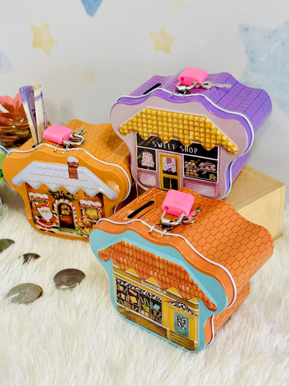 Mini Tin Money Saving Box