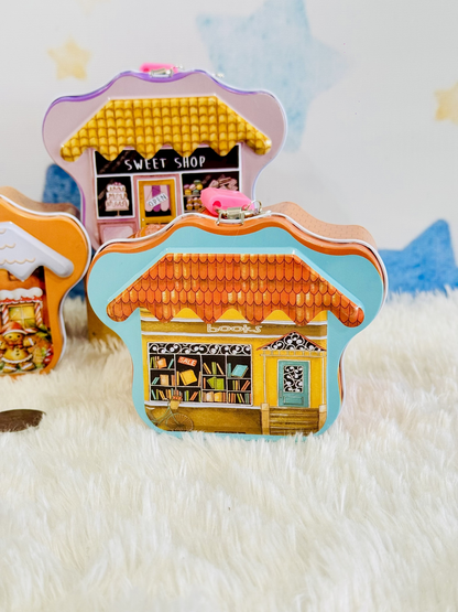 Mini Tin Money Saving Box