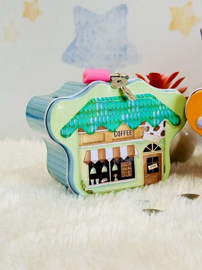 Mini Tin Money Saving Box