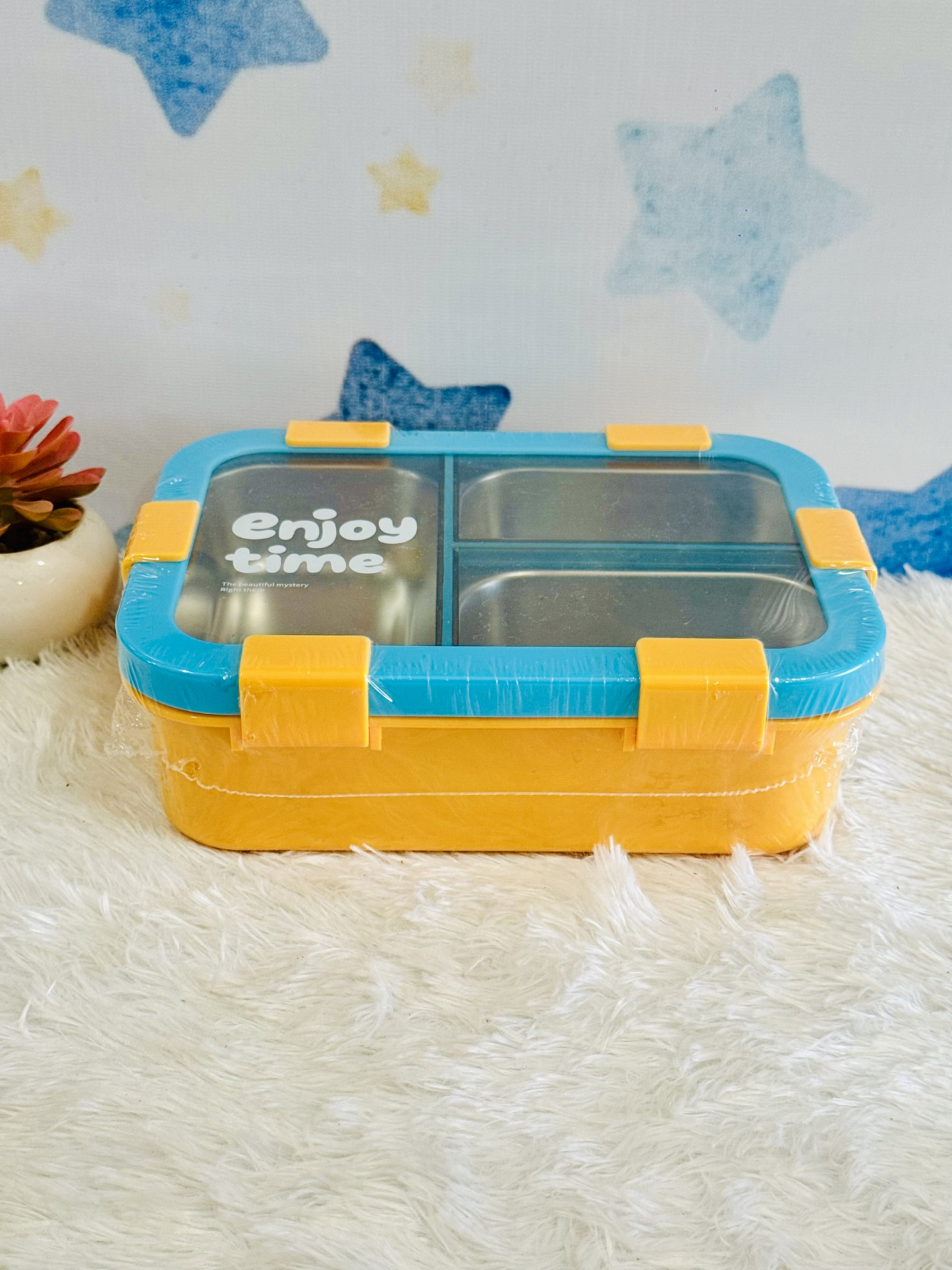 1000ml Enjoy Time Leak Proof SS Lunch Box