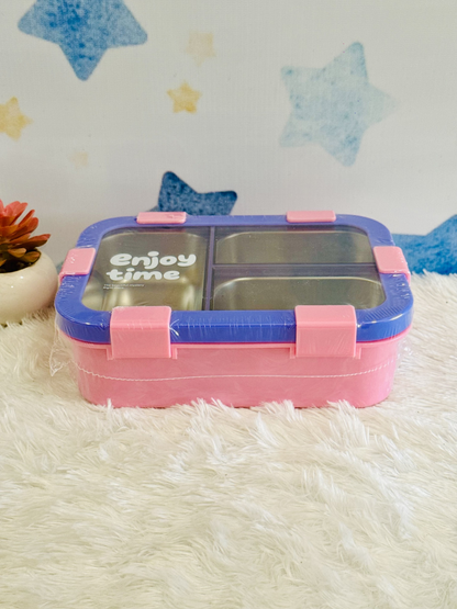 1000ml Enjoy Time Leak Proof SS Lunch Box