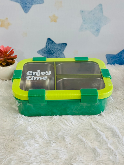 1000ml Enjoy Time Leak Proof SS Lunch Box