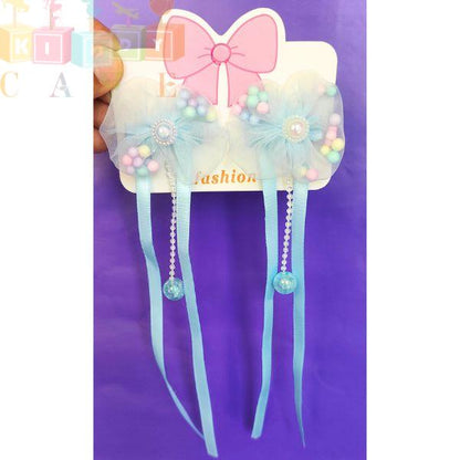 Bow Hanging Hair Clip (Random Colour)