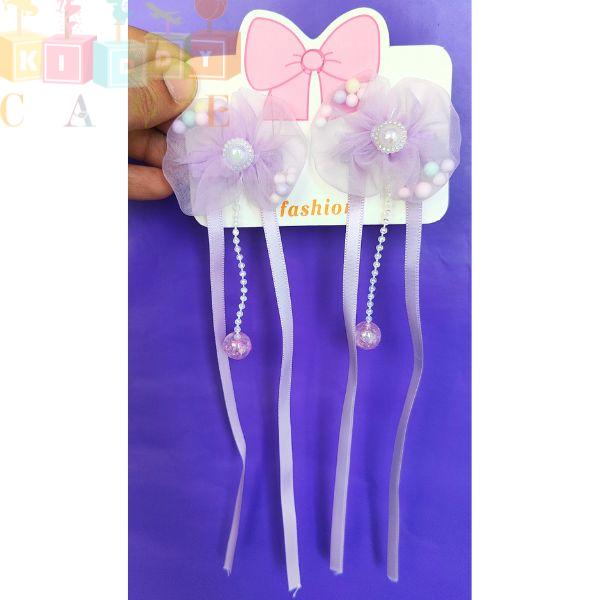 Bow Hanging Hair Clip (Random Colour)