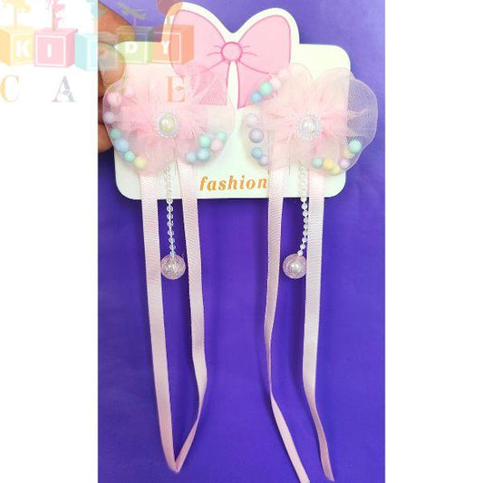 Bow Hanging Hair Clip (Random Colour)