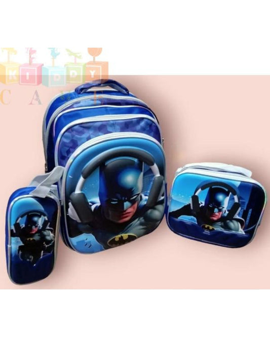 Imported Backpack Combo With Pencil Pouch & Lunch Bag