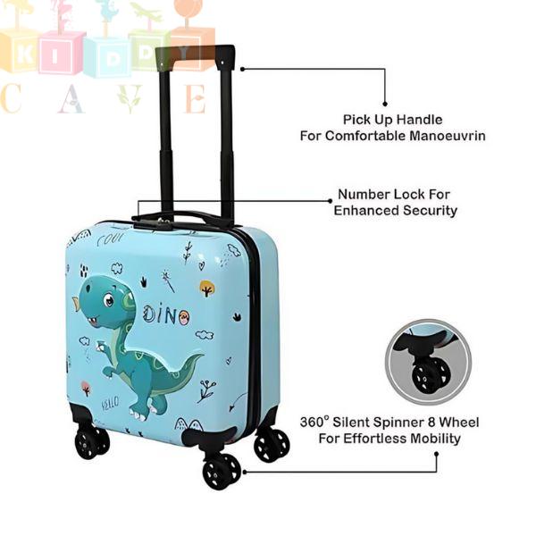 Dino Suitcase Trolly Bag