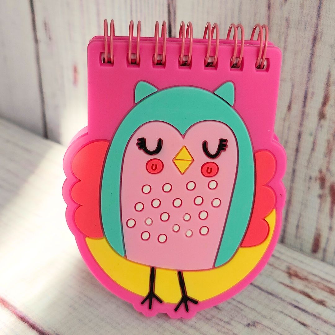 Mini Silicone Spiral Notepad
