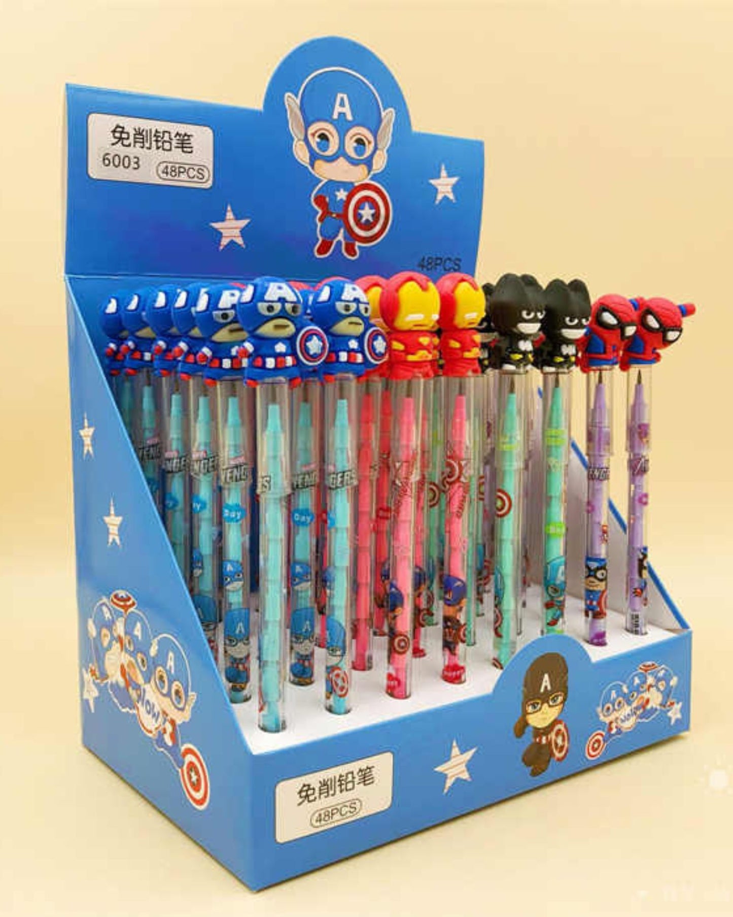 Super Hero Push Pencil