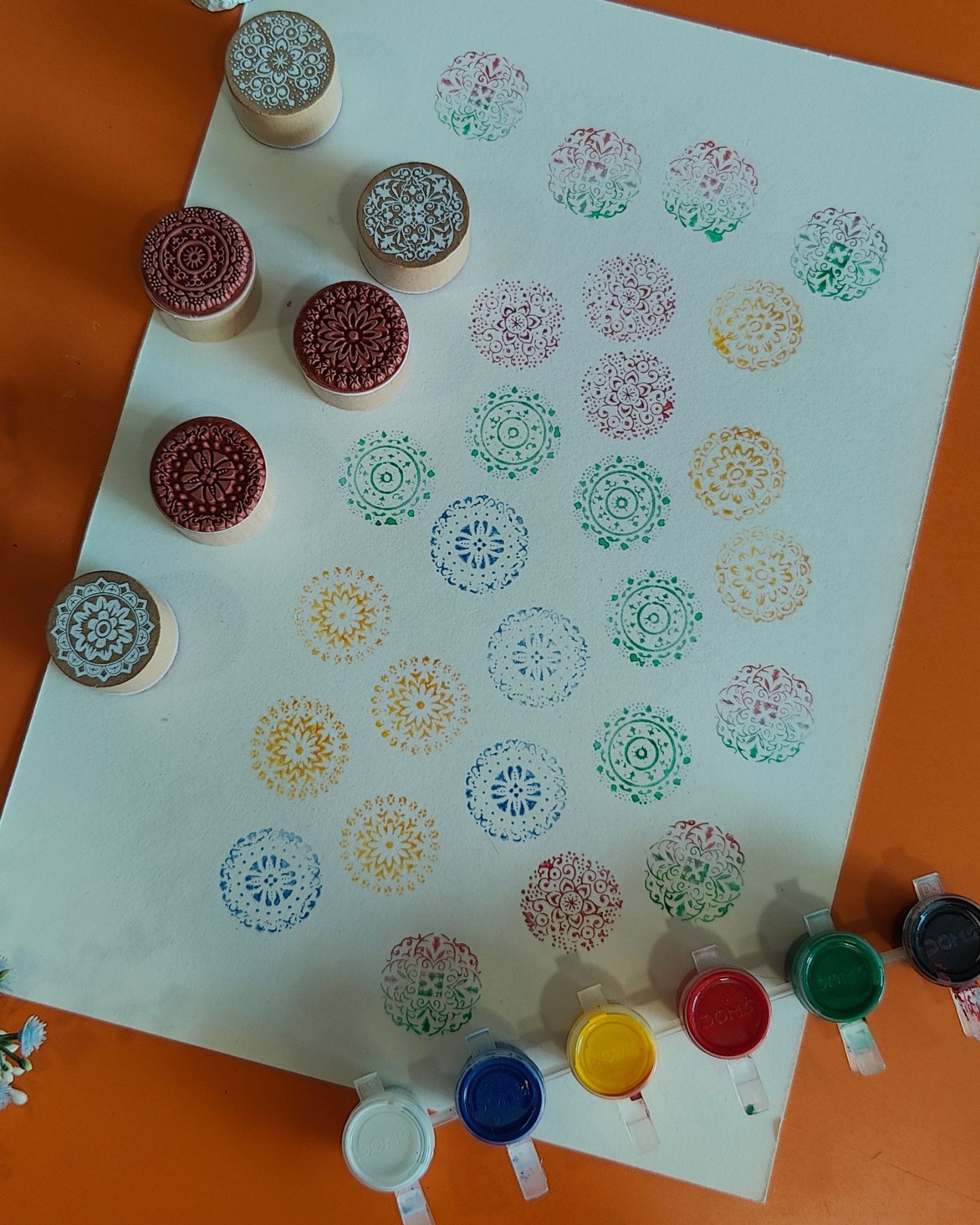 Round Wooden Stamp