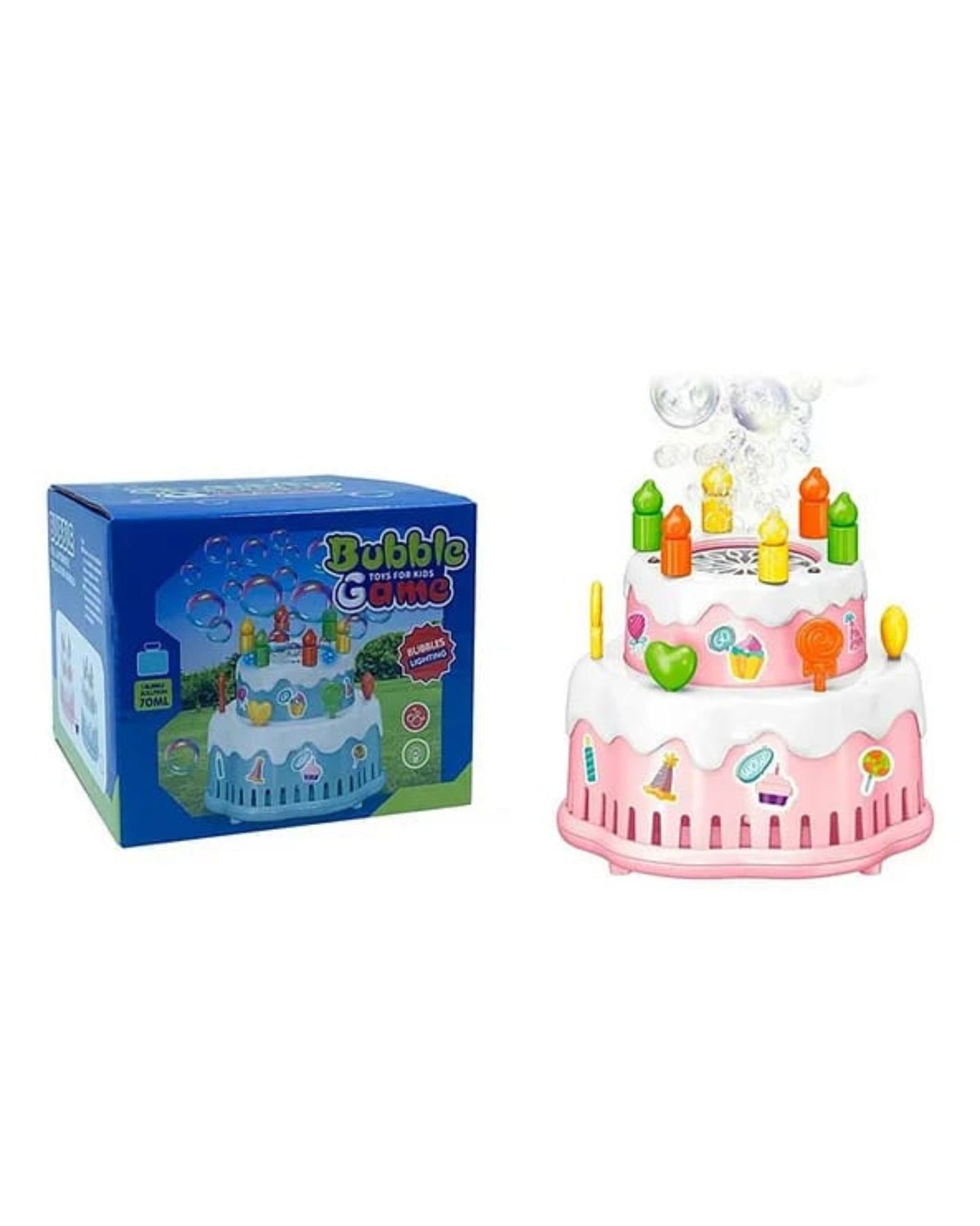 Birthday Cake Bubble Machine