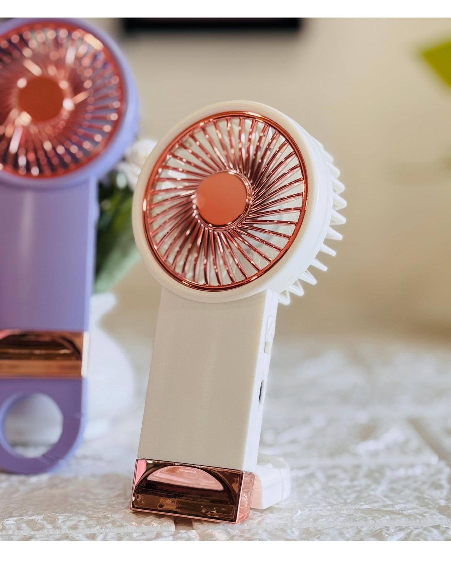Mini Fancy Hand Fan With Light