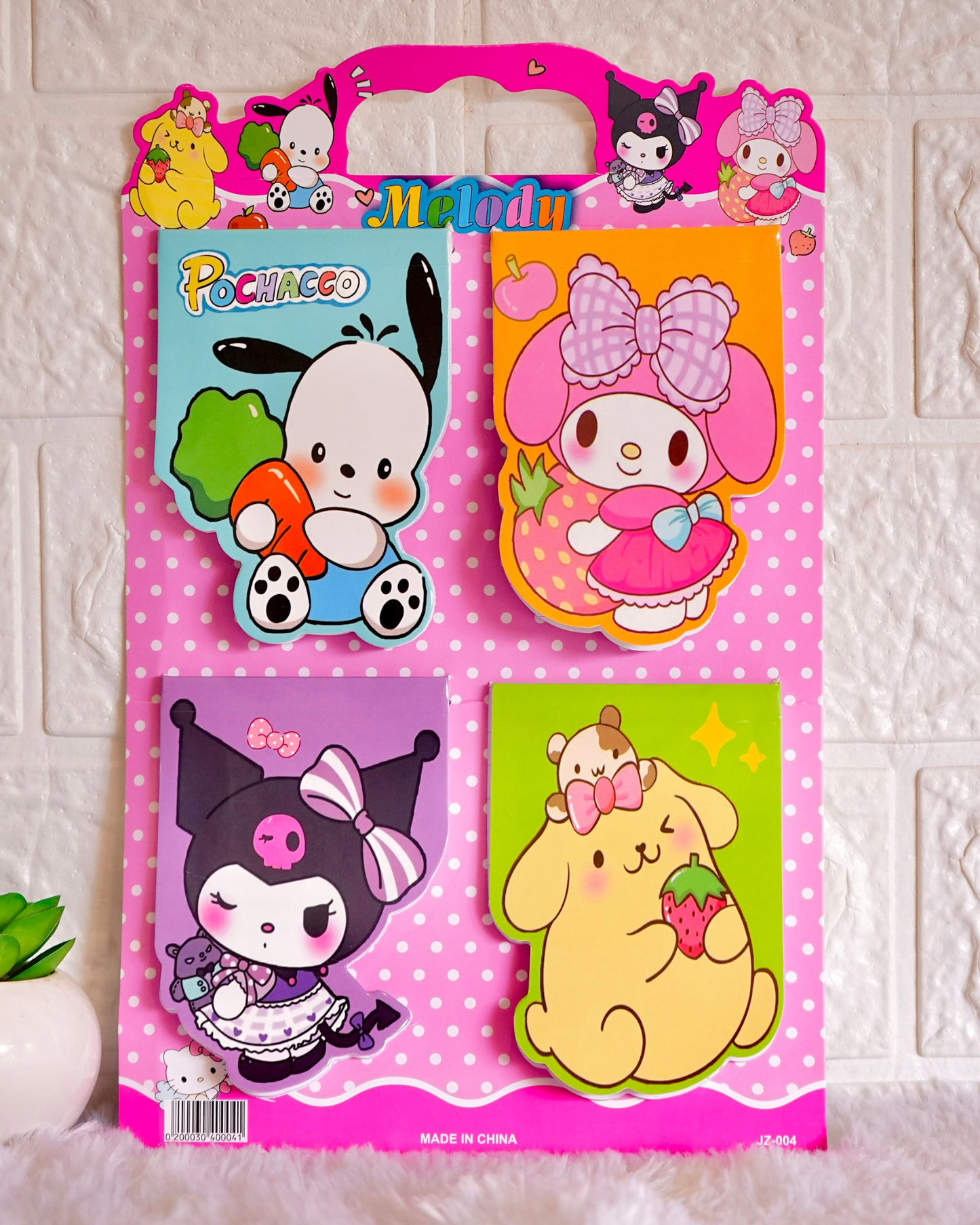 Cute Mini Diaries (Pack Of 4)