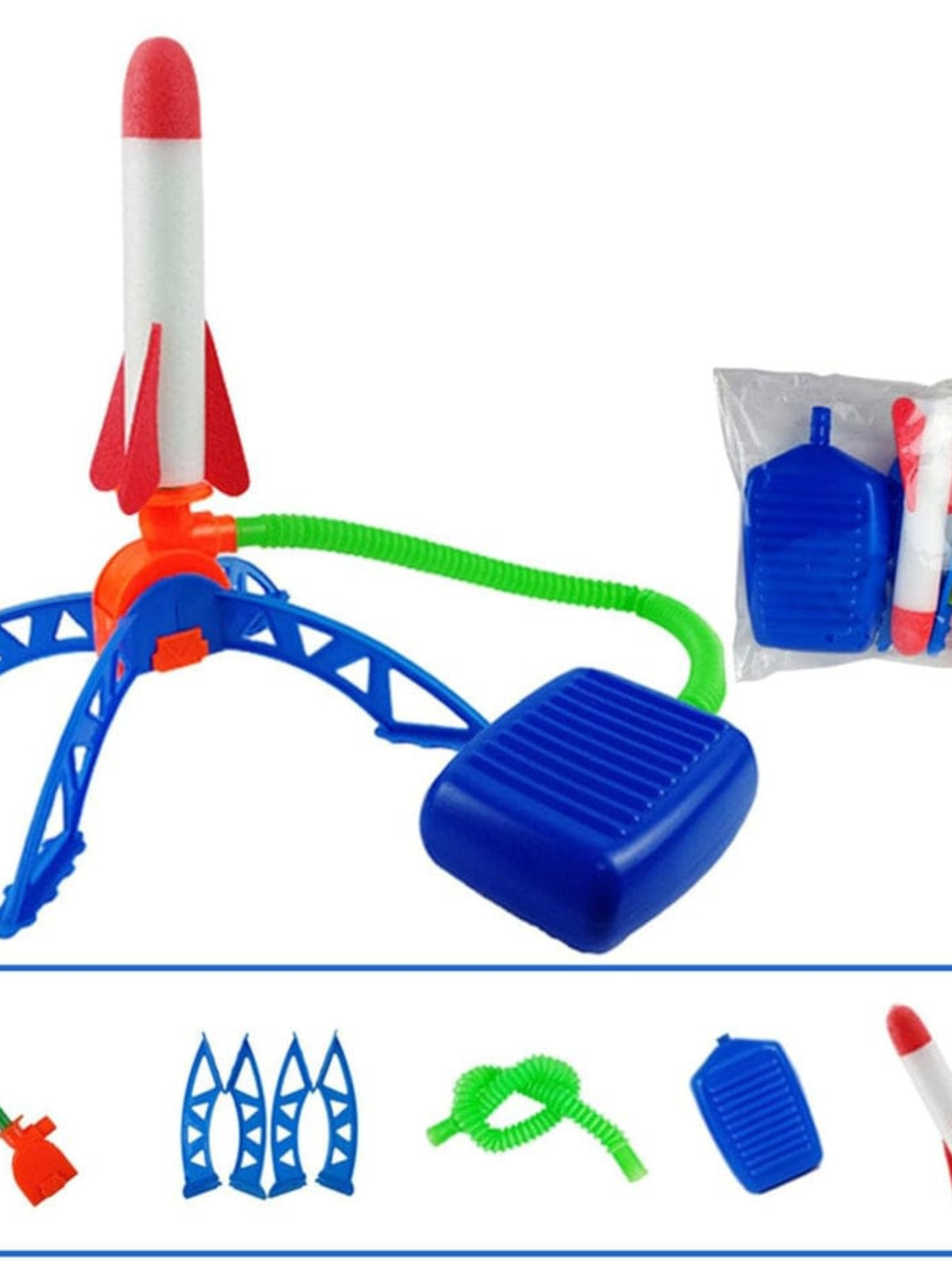 Rocket Launcher Set With Foam Rocker