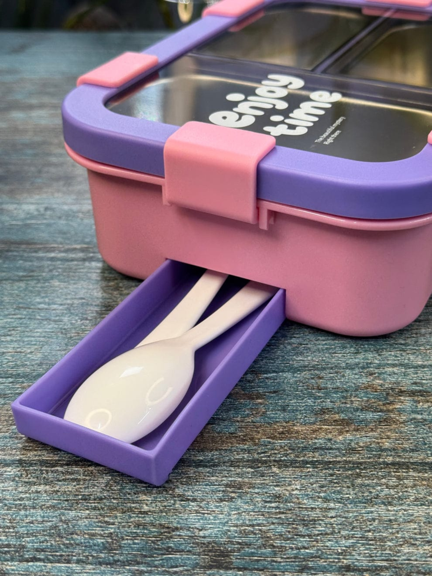 1000ml Enjoy Time Leak Proof SS Lunch Box