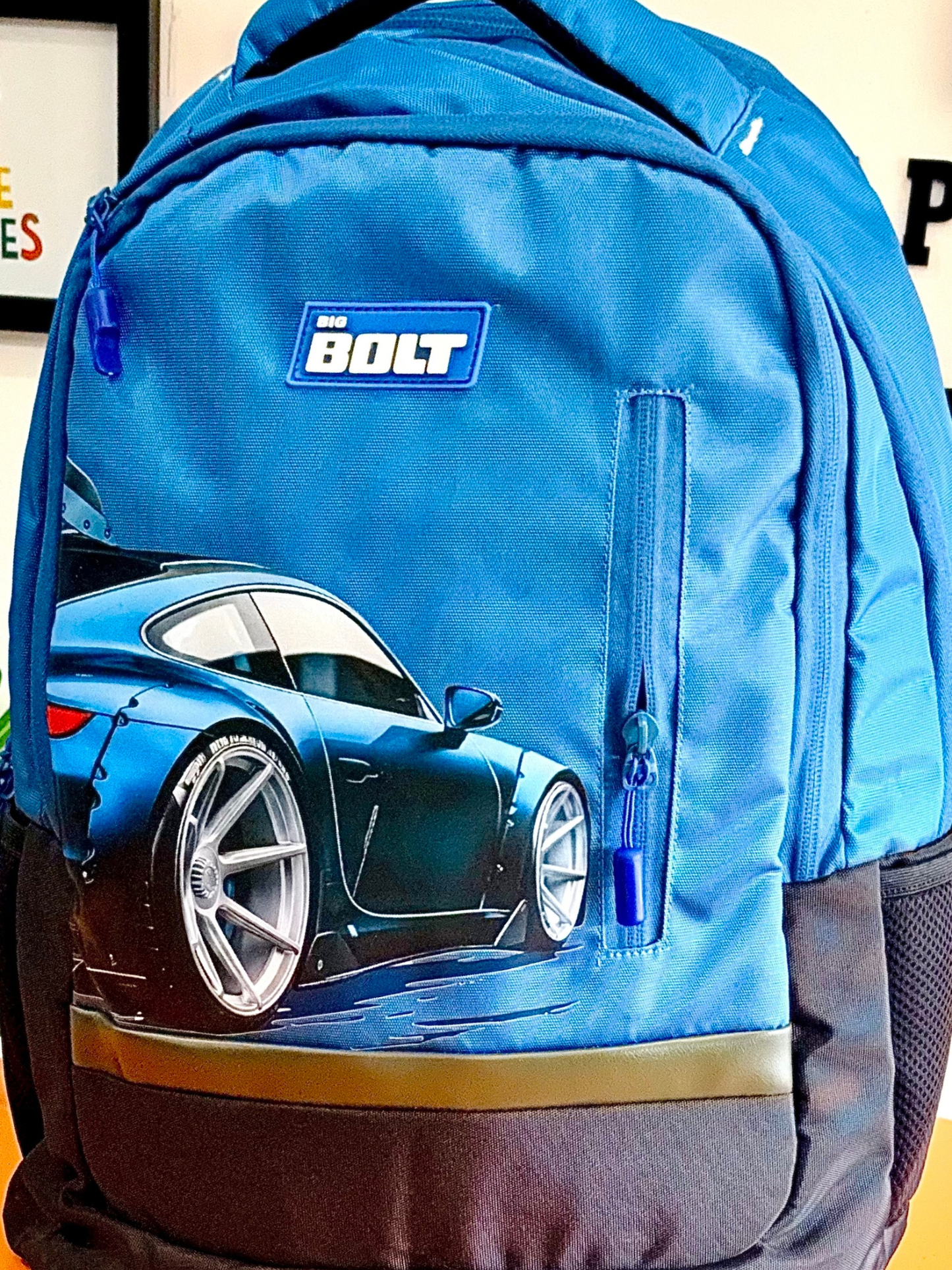 18 Inch Car Backpack for Boys | Large School Bag & Travel Backpack