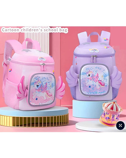 3D Unicorn School Backpack