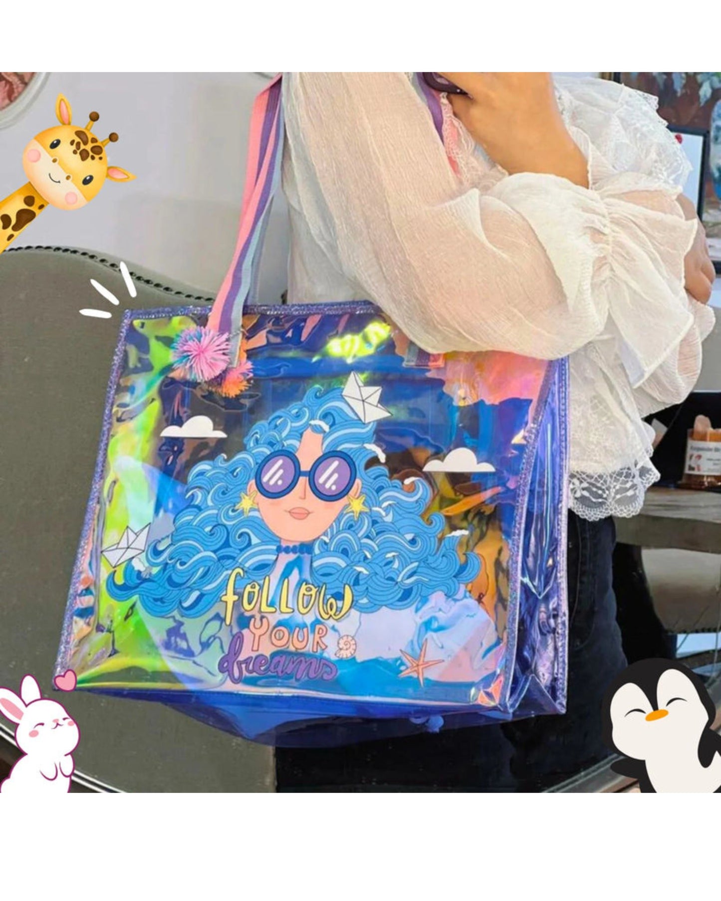 Holographic Tote Bag