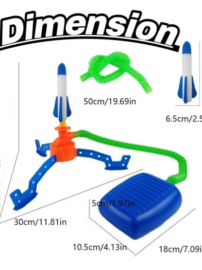 Rocket Launcher Set With Foam Rocker