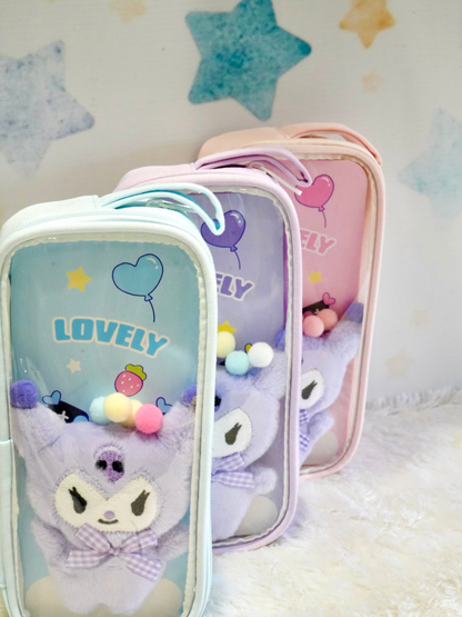 Pencil Pouch With Soft Toy