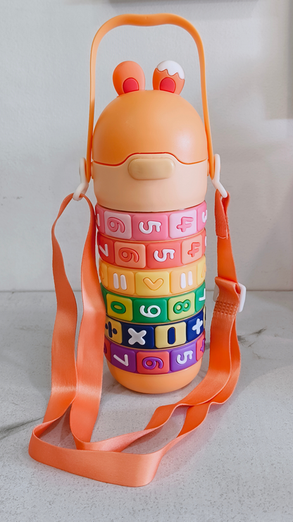 430ml Rotating Number Educationl Water Bottle