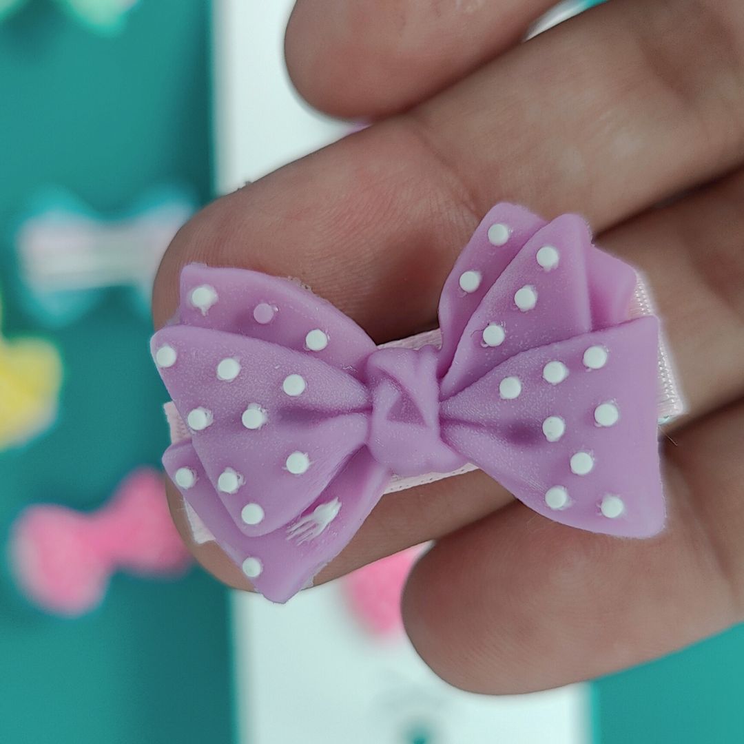 Colorful Bow Hair Clips